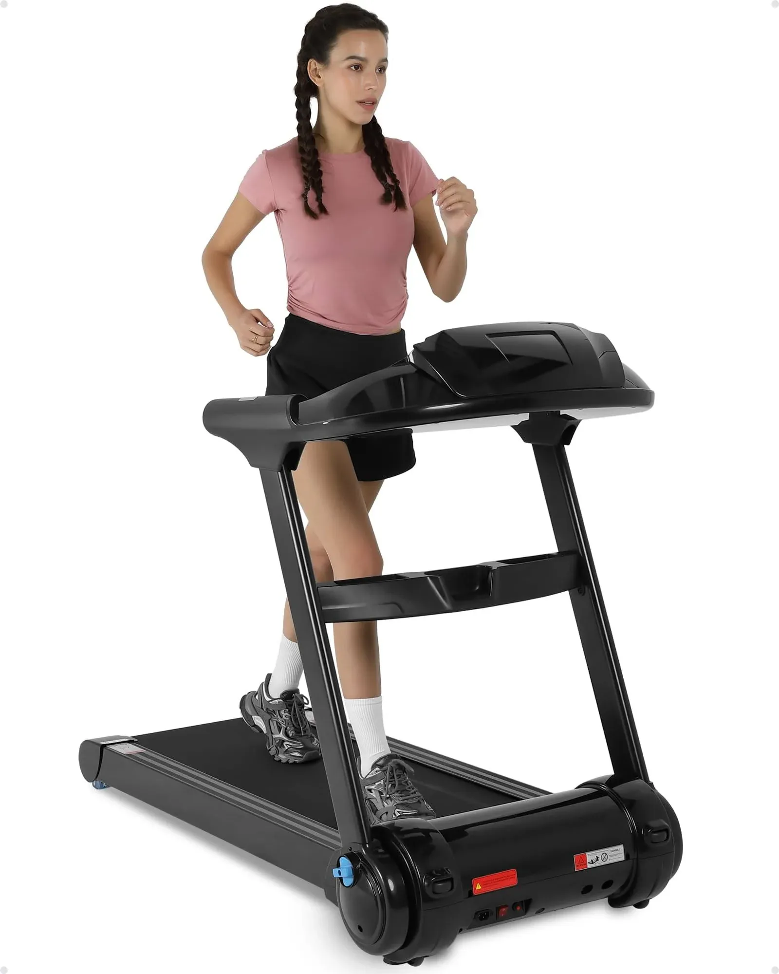 GARVEE Folding Treadmill 4.0 HP Black