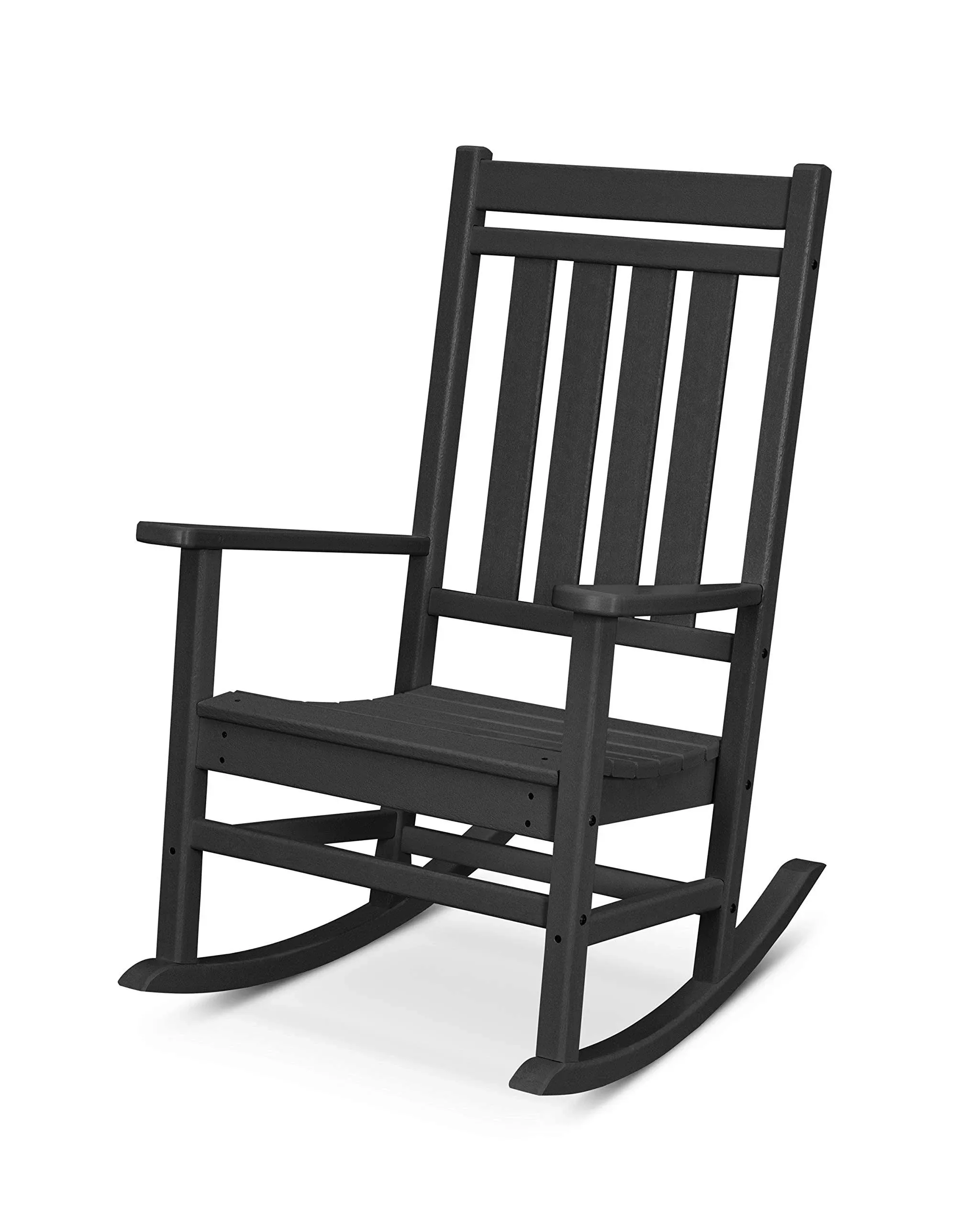 Polywood Black Estate Rocking Chair