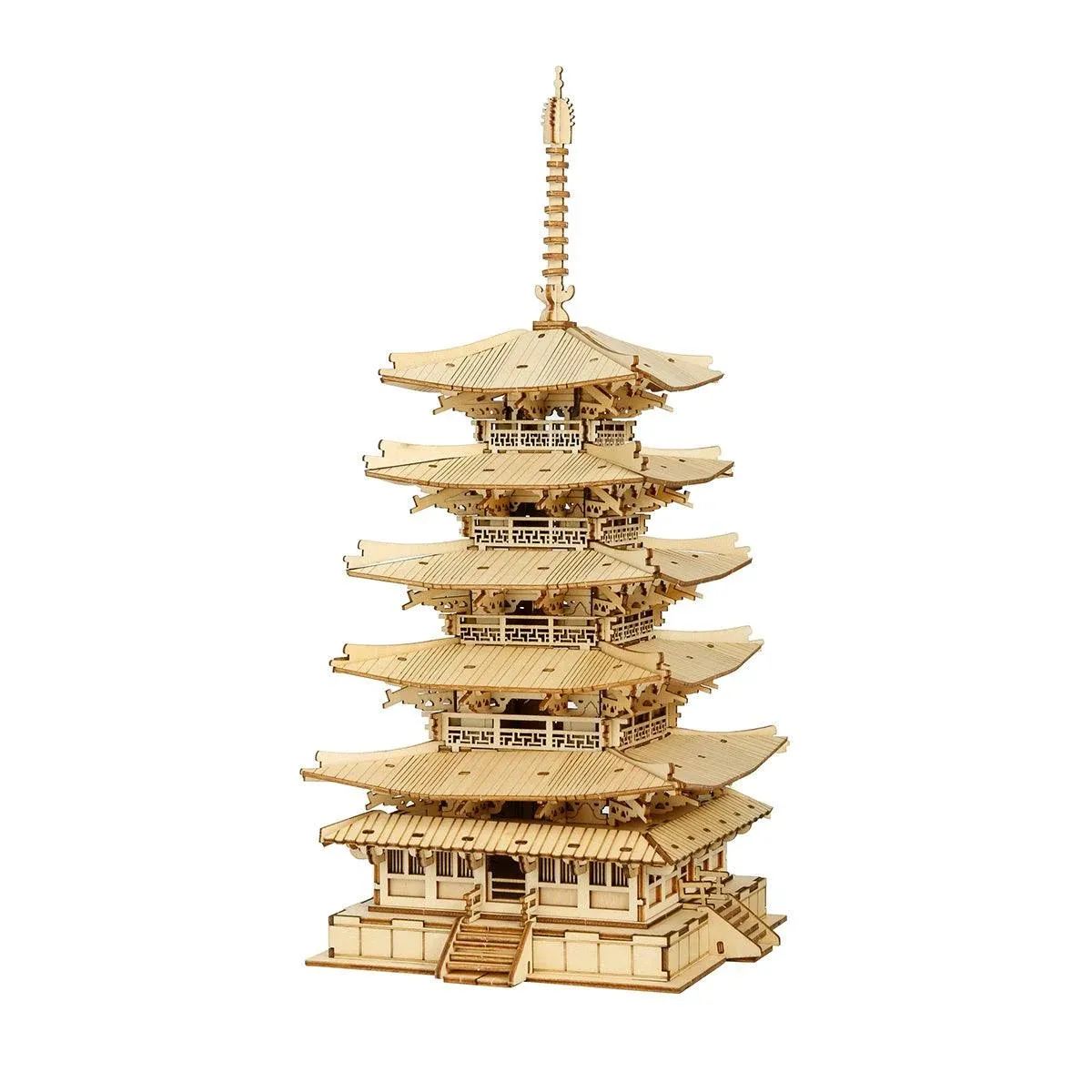 Rolife Modern 3D Wooden Puzzle - Five-storied Pagoda TGN02