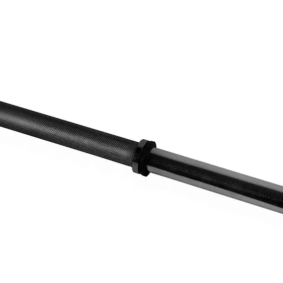 Cap Barbell 84 inch Standard Solid Bar, Black, Size: 7'