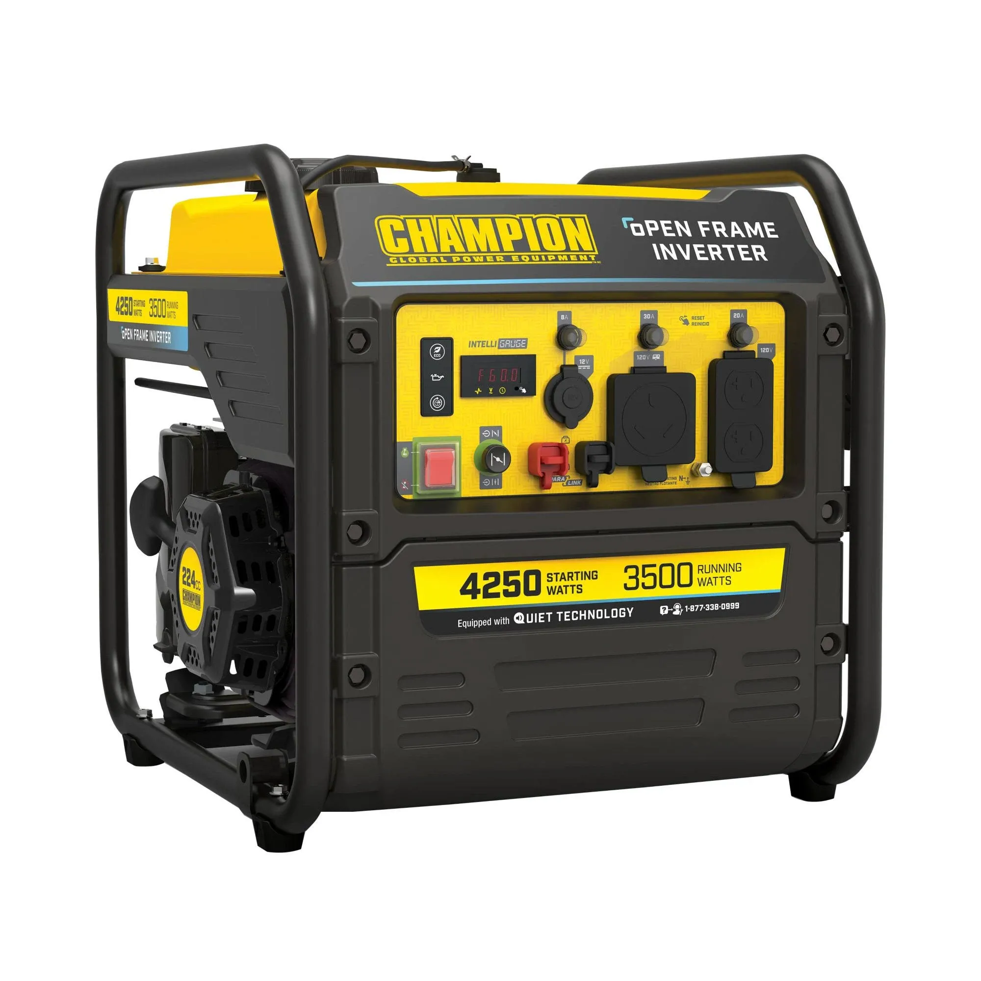 Champion 4250-Watt RV Ready Open Frame Inverter Generator 200954