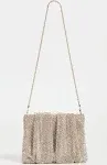 Loeffler Randall Ember Crystal Gathered Clutch - Gold