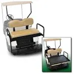 Parts Direct EZGO Txt Golf Cart Rear Flip Flop Seat Kit Tan