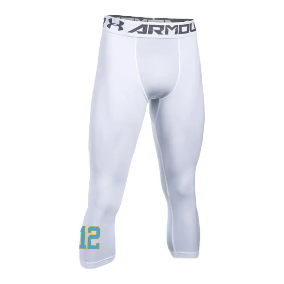 Under Armour Men's Heatgear Armour 3/4 Leggings - White - XL