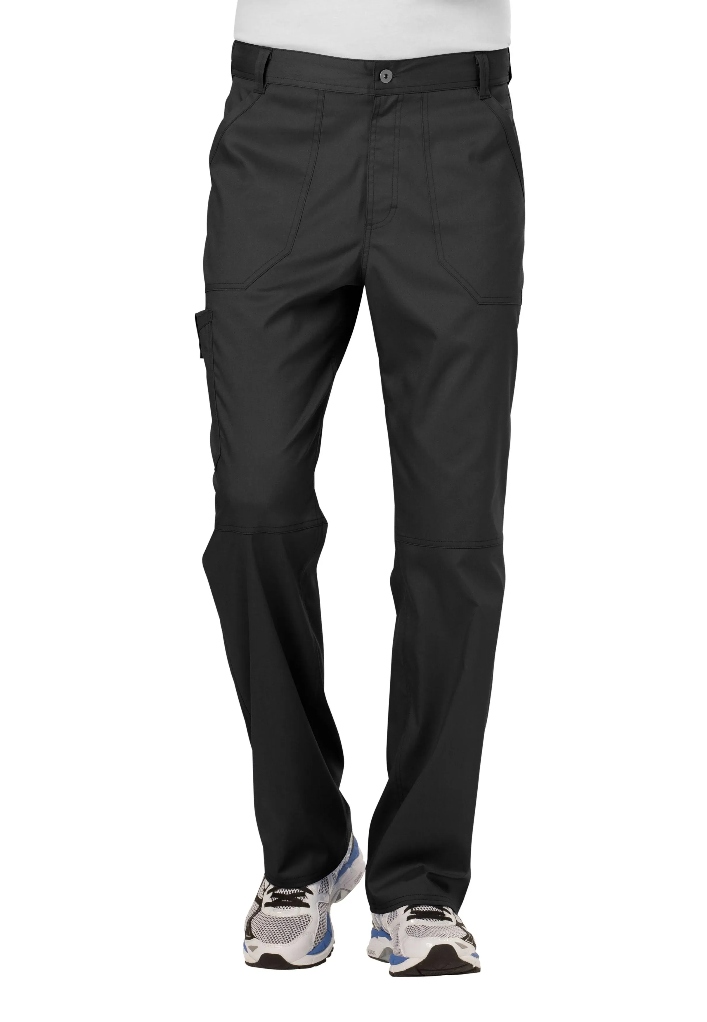 Cherokee Revolution Men's Fly Front Pant - Black