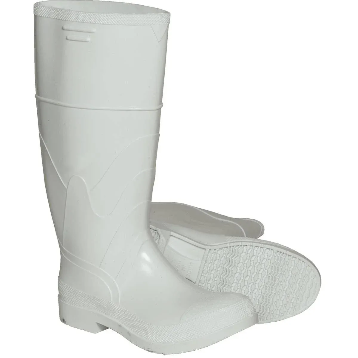 Dunlop 81012 White PVC Steel Toe Boots - 10