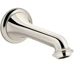 Kohler 72792 Artifacts Wall-Mount Bath Spout with Turned Design - Vibrant Polished Nickel