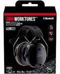 3M WorkTunes Connect+Gel Hearing Protection Ear Muffs Headphones with Bluetooth