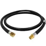 MCAMPAS 1/4 Inch NPT Propane Appliance Extension 5 Feet High Pressure Hose For Gas grills, Turkey Fryers, Fire Pit, Mr Heater.RV Equipment Etc- 1/4" Male NPT x 1/4" Female NPT