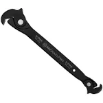 MichaelPro Dual Action Auto Size Adjusting Wrench 3/16” to 11/16" (5 to 17 mm), Self-Adjusting Quick Wrench, Multi-Size Spring Wrench, Auto Size Rapid Wrench | MP001229, Black