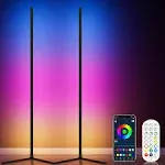 2pcs RGB Corner Floor Lamp