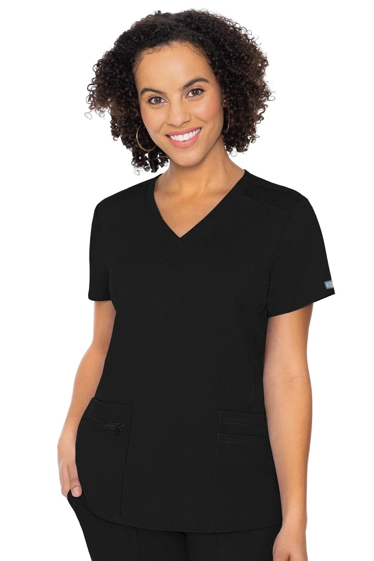 "Clearance Women's V-Neck Knit Back Top"