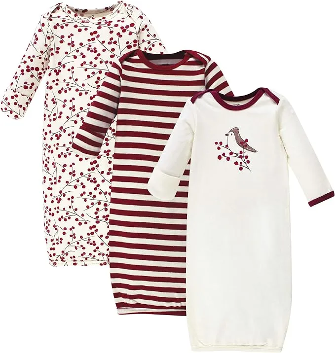 Touched by Nature Unisex Baby Organic Cotton Gowns