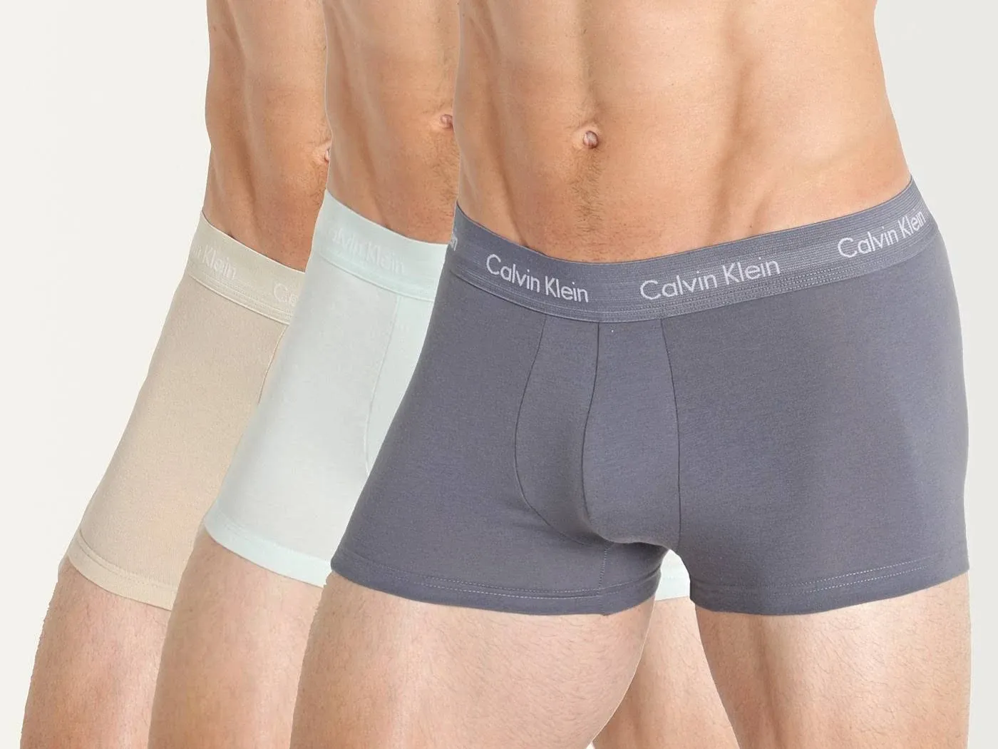 Calvin Klein Cotton Stretch Low Rise Trunk 3 Pack Black / S