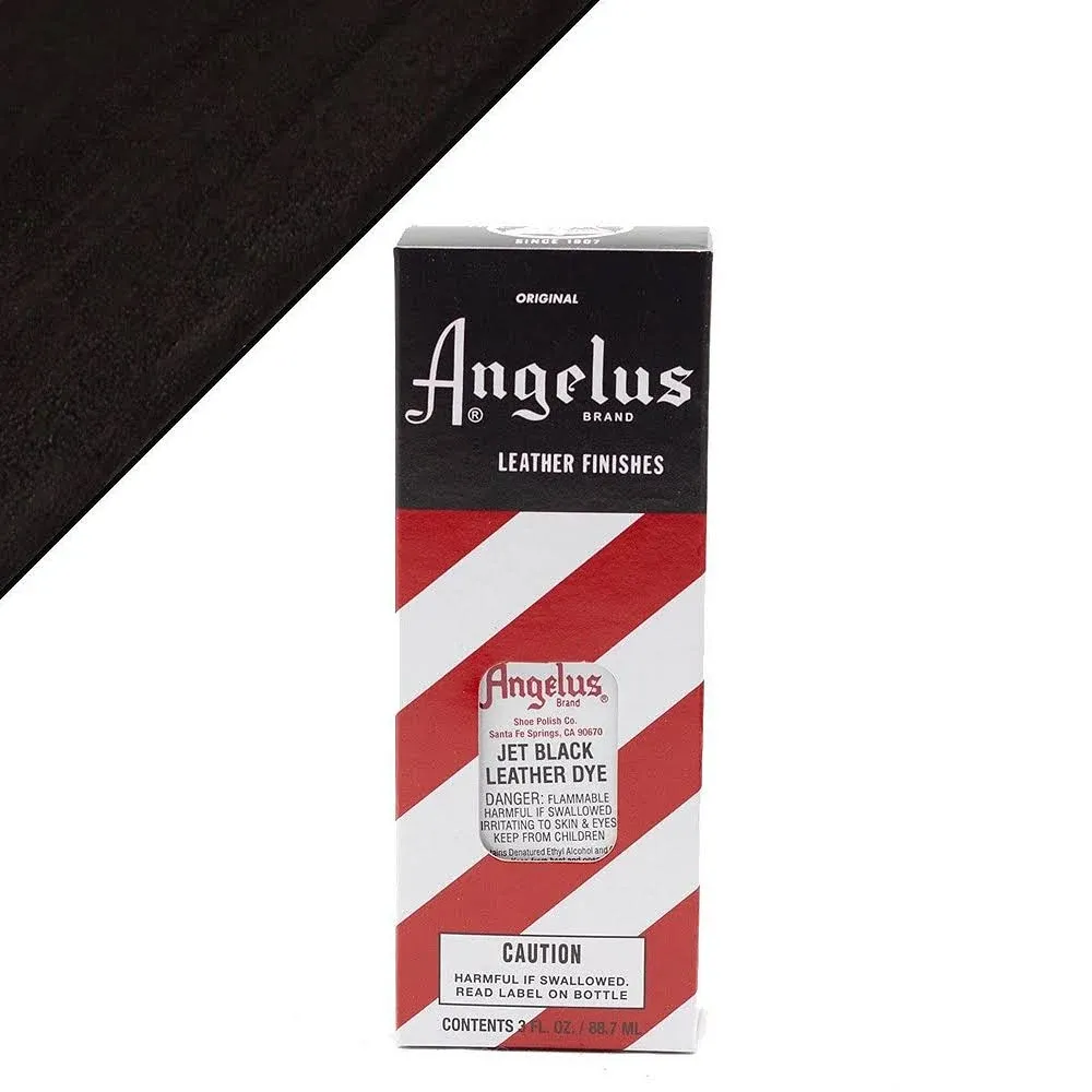 Angelus Leather Dye - Jet Black 3 oz