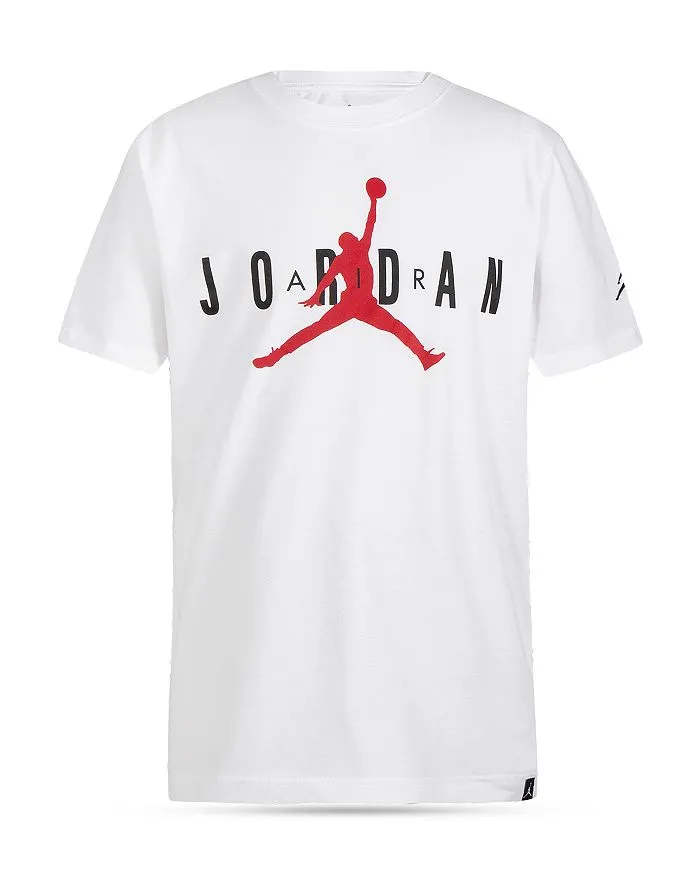 Boys' Jordan Air T-Shirt Large White