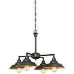 Westinghouse Iron Hill 4-Light Oil Rubbed Bronze Chandelier 6345000