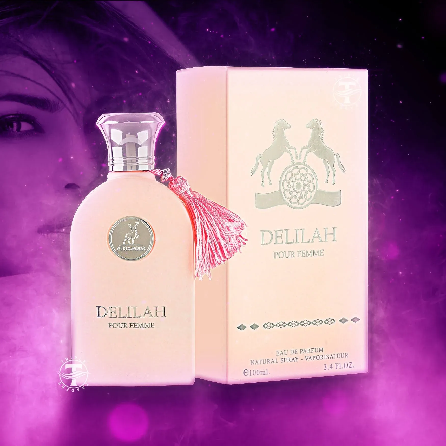 Lattafa DELILAH 3.4 EAU DE PARFUM SPRAY FOR WOMEN