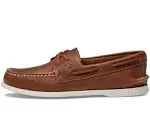 Men's Sperry, Authentic Original Cross Lace Boat Shoe Tan Pre-Worn 8 M