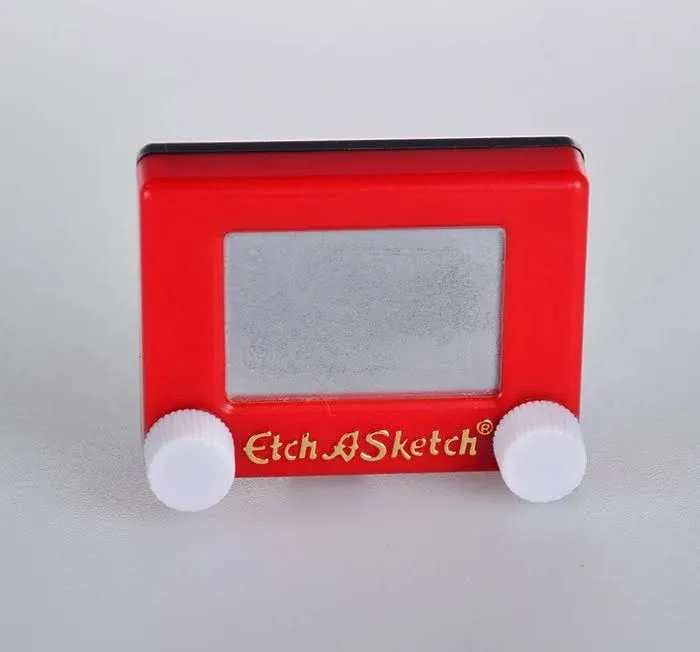 Super Impulse World&#39;s Smallest Etch A Sketch Red/White