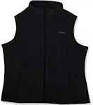 Columbia Women's Plus-Size Benton Springs Vest Plus, Charcoal/Heather, 3X