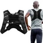 Aduro Sport Weighted Vest Workout Equipment, 4lbs/6lbs/12lbs/20lbs/25lbs Body Weight Vest for Men, Women, Kids (16 Pounds (7.26 Kg))