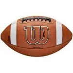 Wilson GST Leather Game Football