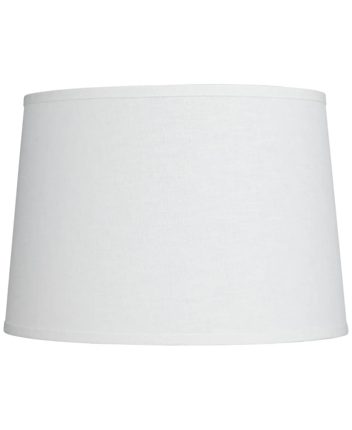 Springcrest Collection Hardback Tapered Drum Lamp Shade White Medium 14" Top x 16 ...