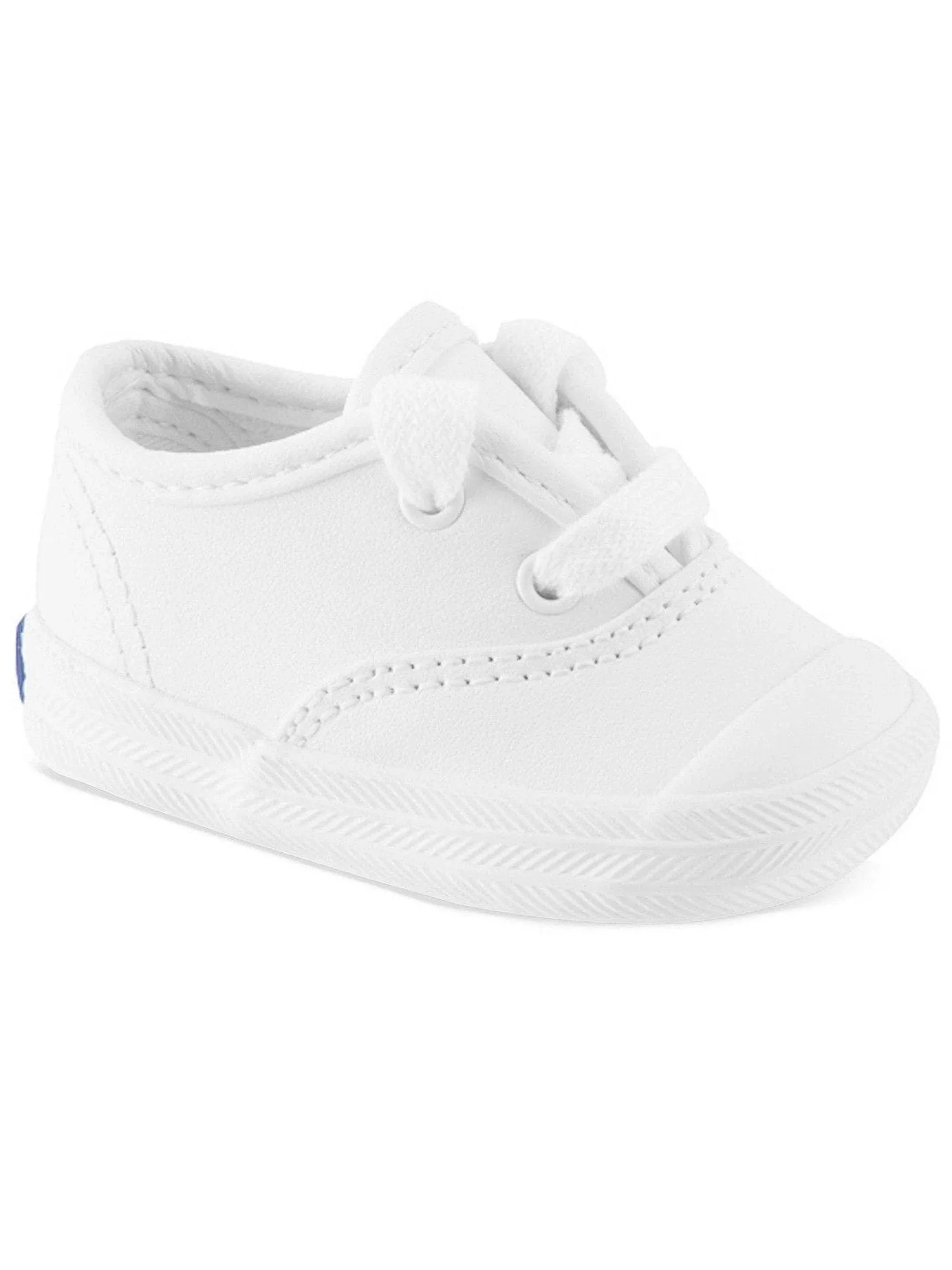 Keds Infant Girls' Champion Leather Toe Cap, Size: 2, White