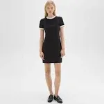 Theory Women's Short Sleeve Mini Sheath Dress