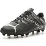 Puma Attacanto FG/AG Jr. Soccer Cleats - Black/Silver