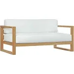 Modway Upland Outdoor Patio Teak Sofa