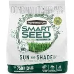 Pennington Smart Seed Sun & Shade Southern Lawn Grass Seed Mix, for Sun to Partial Shade, 3 lb.