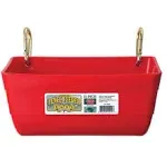 FENCE FEEDER 16IN W/HARDWARE RED