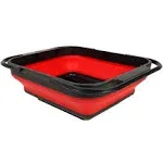 Black and Red Collapsible BBQ Caddy