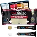 MagicEzy Tile RepairEzy Tile Repair Kit (honey Beige/White) - Crack and Chip Repair for Floor and Wall Tiles Fast - Porcelain and Ceramic Tile