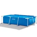 9.8' x 29.5" Rectangular Frame Above Ground Outdoor Backyard Swimming Pool