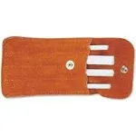 Spyderco Ceramic Sharpening File Set With Suede Leather Case 400F