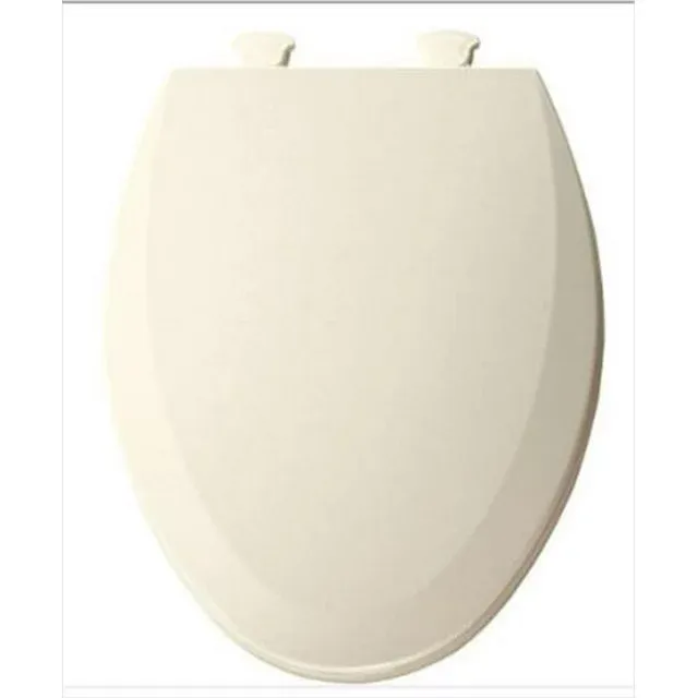 Lift-Off Elongated Closed Front Toilet Seat in Biscuit