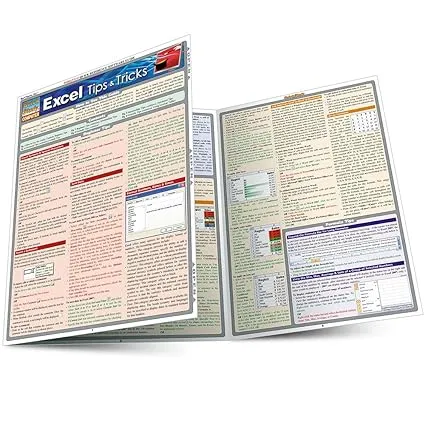 Excel Tips & Tricks QuickStudy Laminated Reference Guide (QuickStudy Computer)