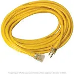 Polar/solar Extension Cord, 25 ft, 1 Outlet, Yellow - All