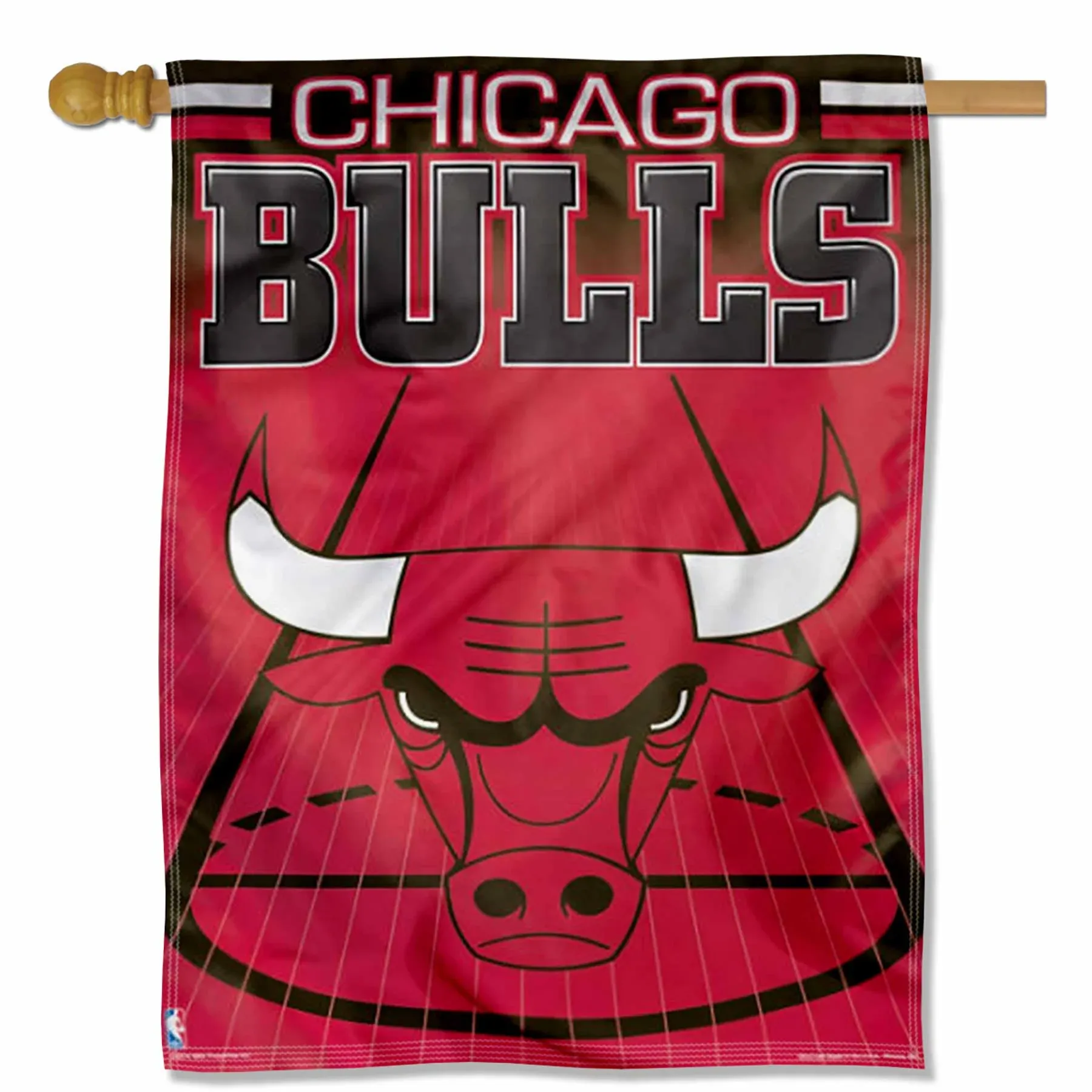 Chicago Bulls Court Logo 28 in x 40 in House Banner Flag