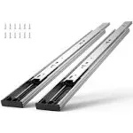 10 Pairs of 18 Inch Drawer Slides Side Mount Rails, Heavy Duty Full Extension St