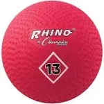 Champion Sports 13" Playground Ball, Red