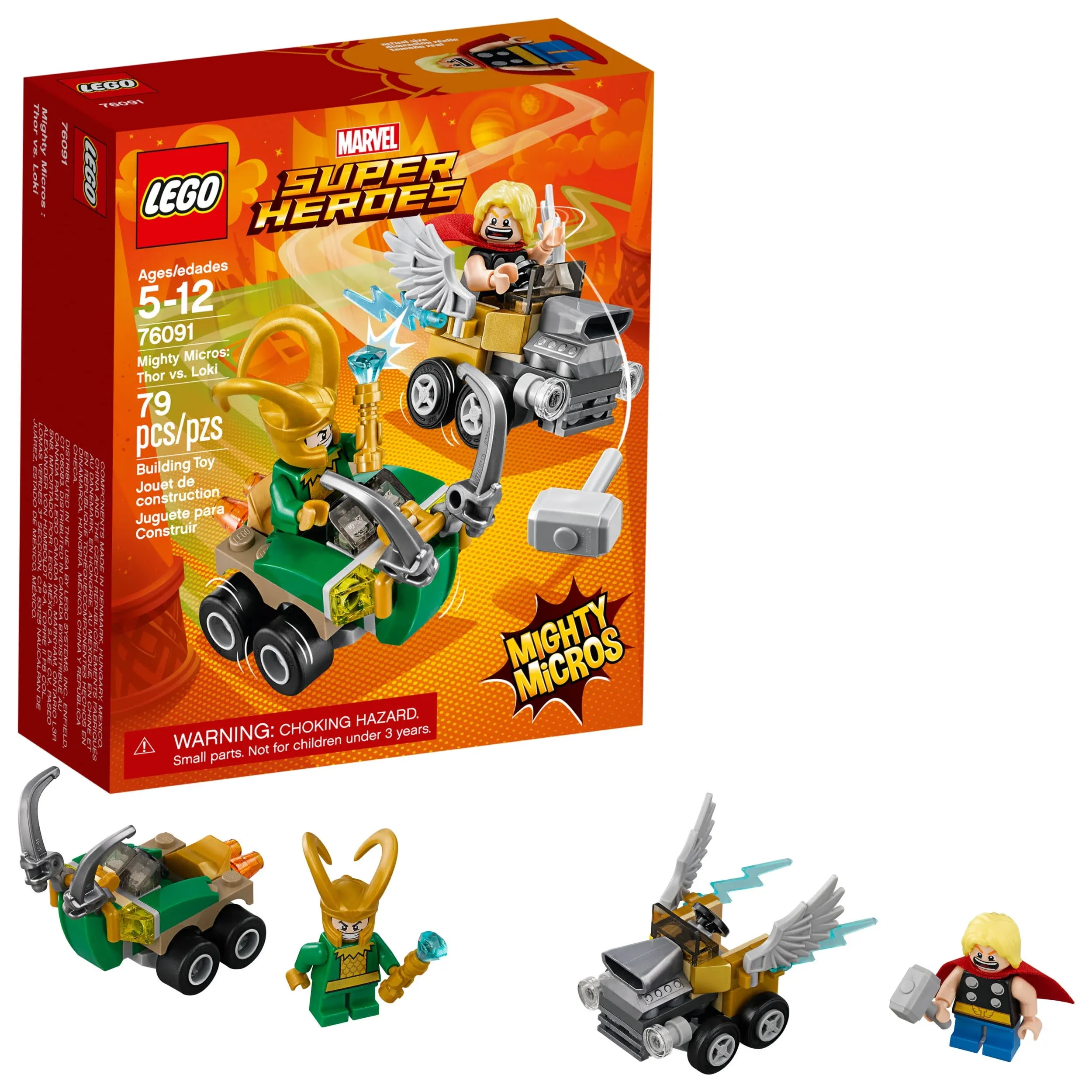 Lego 76091 Marvel Super Heroes Mighty Micros: Thor vs. Loki