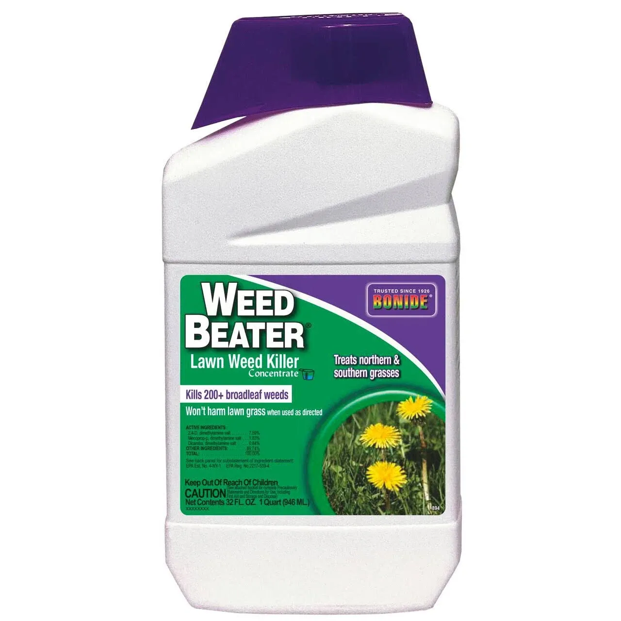 Bonide 894 1qt Weed Beater Lawn Weed Killer Concentrate