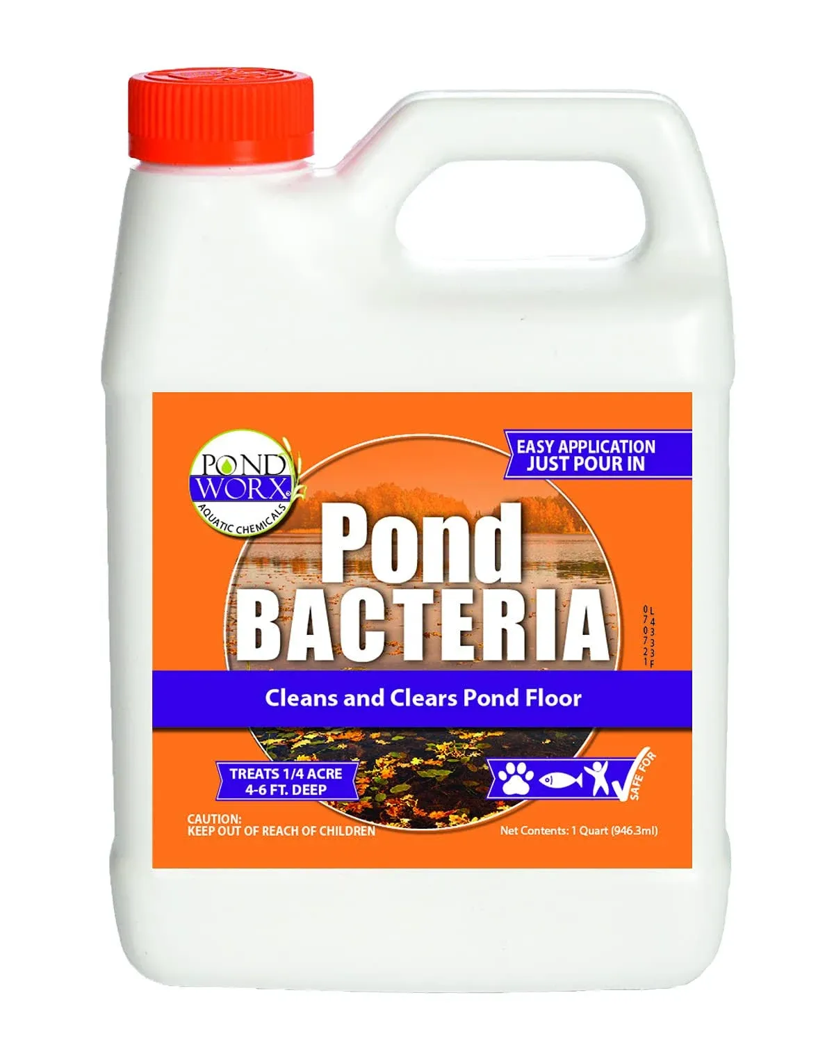 Pondworx Pond Bacteria Formulated For Large Ponds Water Features And Safe For Ko