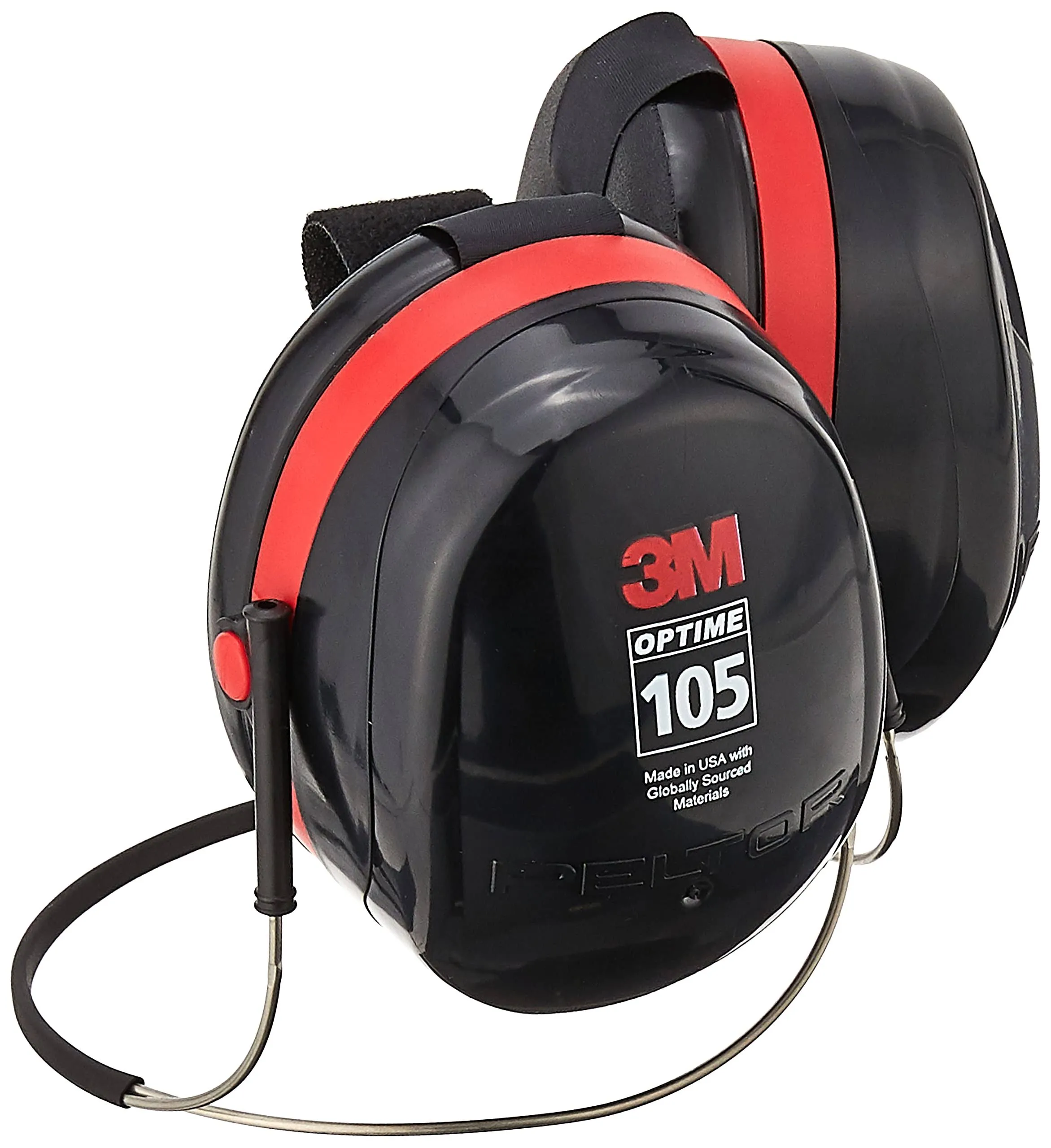 3M Peltor Optime 105 Black Behind-the-Head Earmuffs