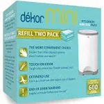 Dekor Mini Diaper Pail Refill 2 Pack