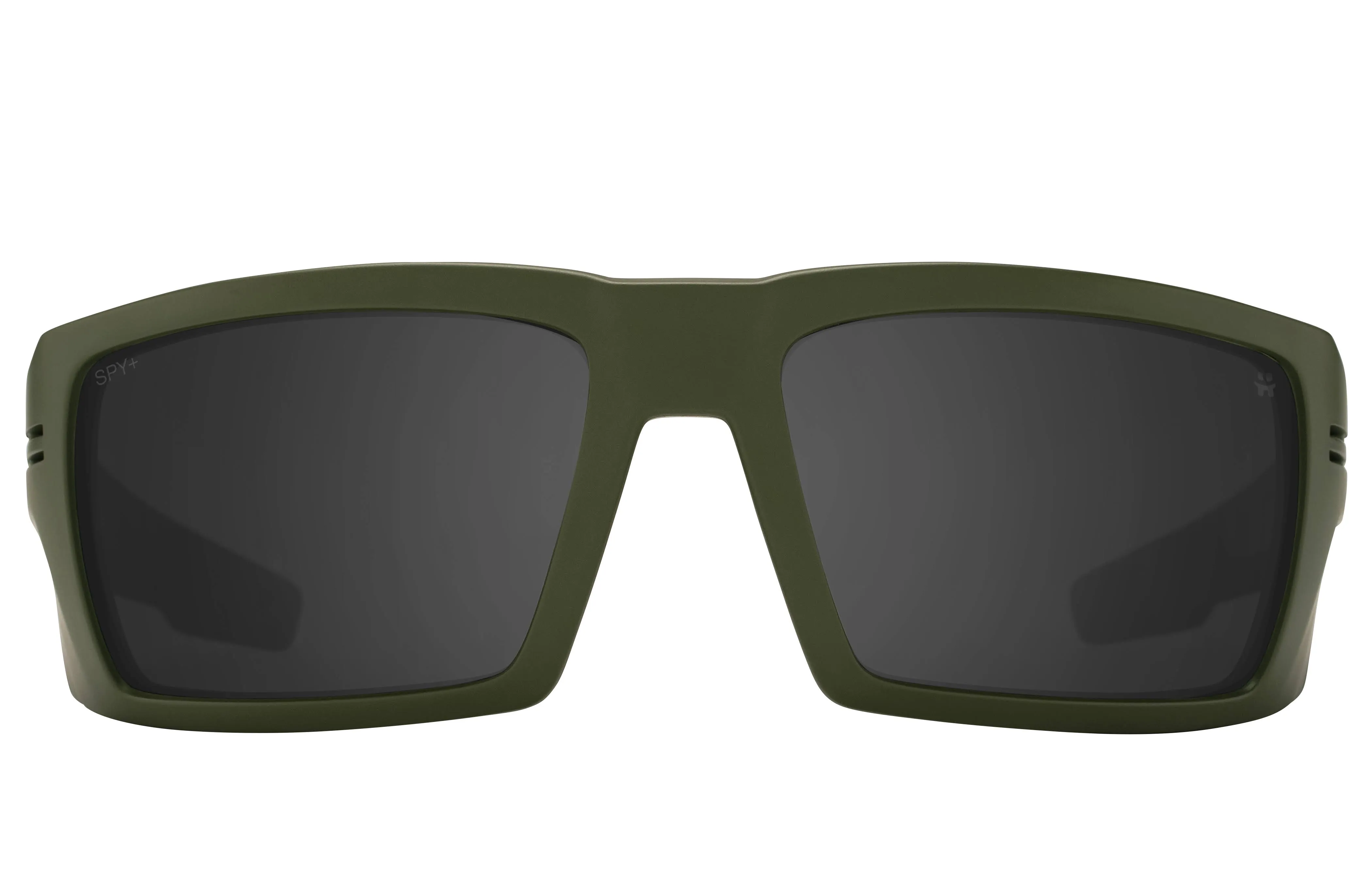 Spy Optic Rebar ANSI Sunglasses Matte Army Green - Happy Gray - Heavyglare